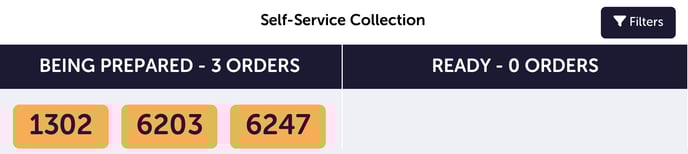 The Self-Service Collection Screen
